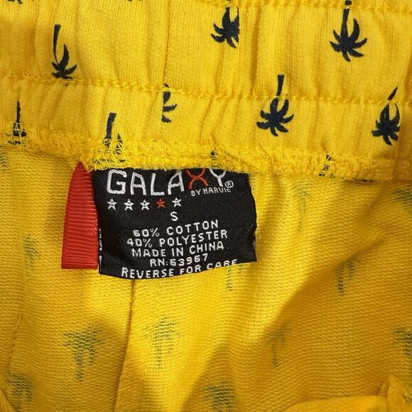 Men's French Terry Pocket Sweat Shorts Small Yellow - Picture 12 of 16